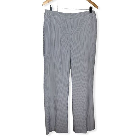 NINE West Navy Striped Dress Pants - Picture 1 of 8
